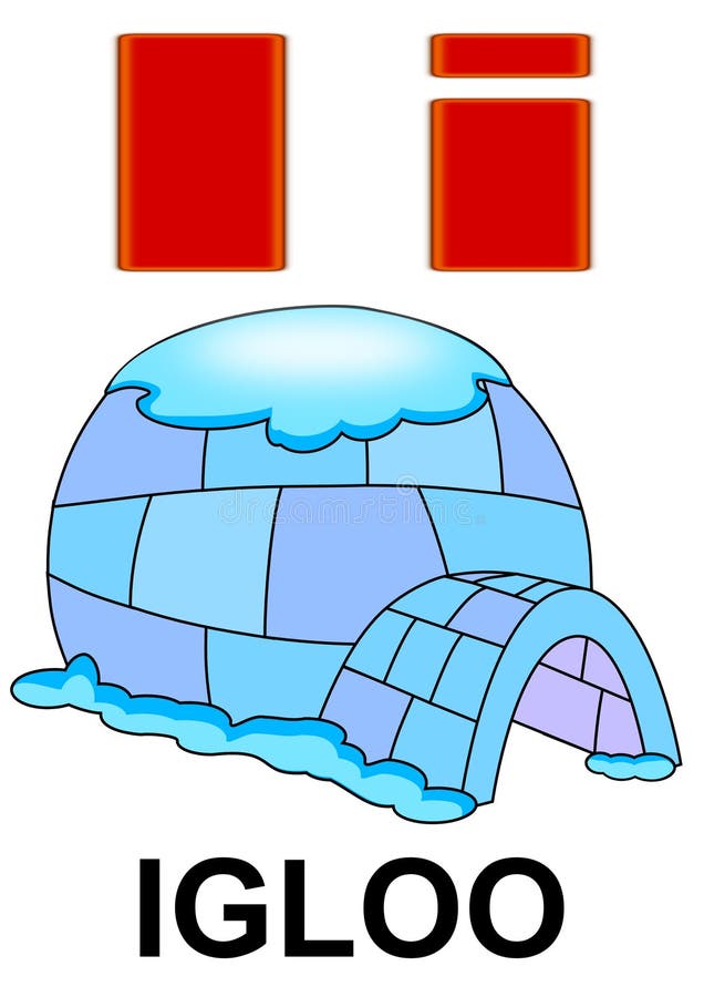 Letter I igloo