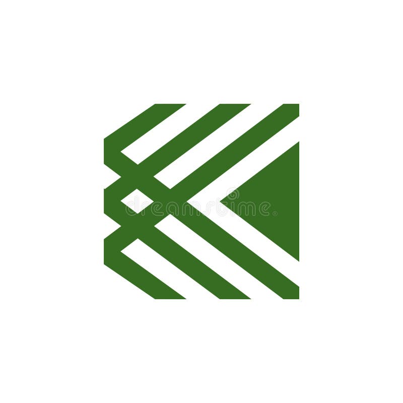 Letter K Triangle Stripe Vector Logo Stock Illustrations 10 Letter K