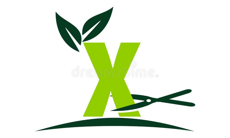 Letter N Lawn Logo stock vector. Illustration of brand - 138839357