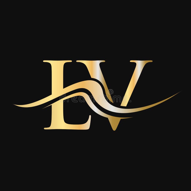 gold lv logo design