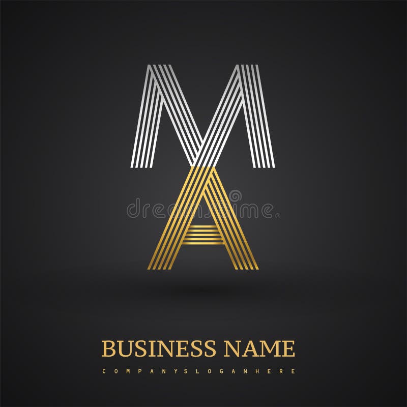 Elegant line art initial letter PM logo. This logo incorporate