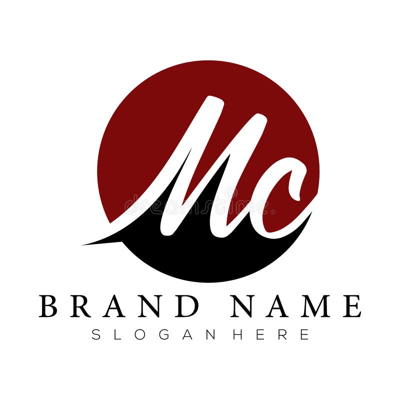 Letter mc logo design stock vector. Illustration of personal ...