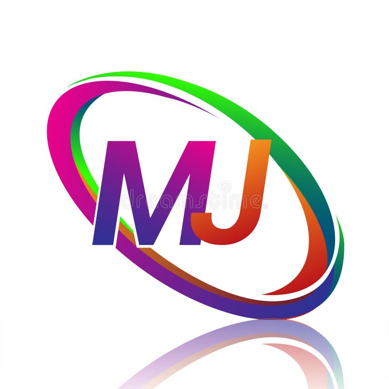 Letter MJ Logotype Design for Company Name Colorful Swoosh. Vector Logo for Business and Company Identity Stock Vector - Illustration of banking, construction: 204245233 Letter MJ Logotype Design for Company Name Colorful Swoosh. Vector Logo for Business and Company Identity Stock Vector - Illustration of banking, construction: 204245233