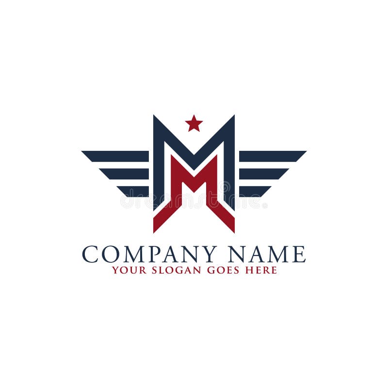 Premium Vector  Letter mm logo monogram double m logo,luxury logo