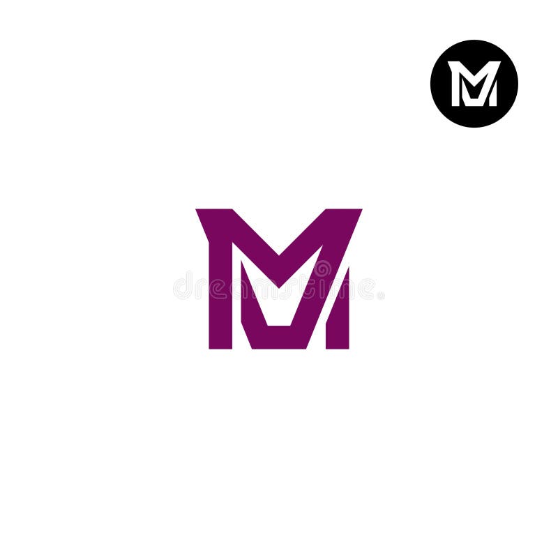 Letter M Mm Monogram Logo Design Minimal Template Download on Pngtree