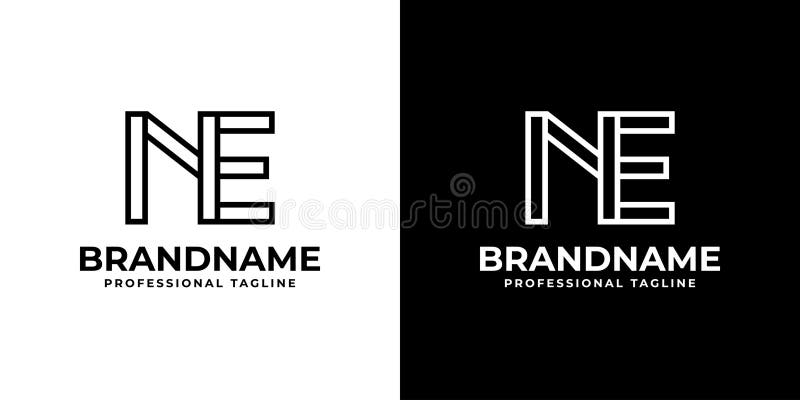 Monogram Ne Logo Stock Illustrations – 879 Monogram Ne Logo Stock  Illustrations, Vectors & Clipart - Dreamstime