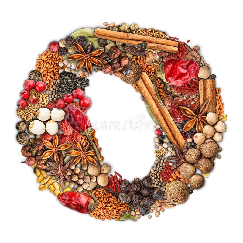 Spices letter stock image. Image of sign, green, alphabet 30222395