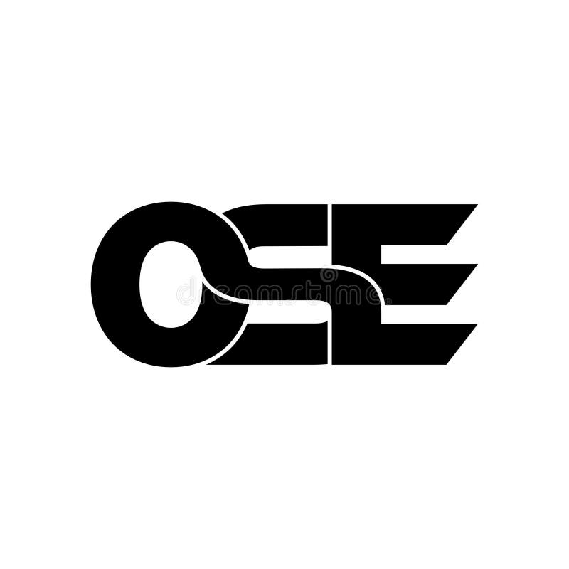 Letter OSE Simple Monogram Logo Icon Design. Stock Vector ...