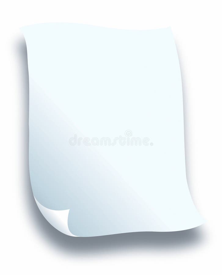 Letter paper white stock vector. Illustration of paper 511162