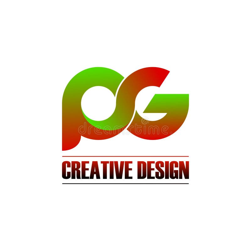 Letter Pg Simple Logo Icon Design Vector Stock Vector Illustration Of Business Identity