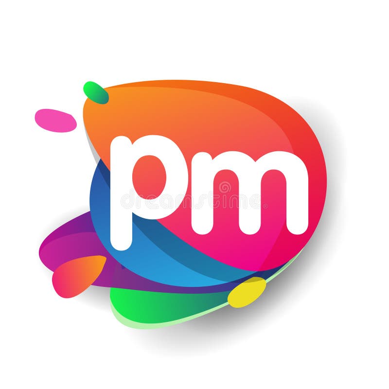 modern pm logo design