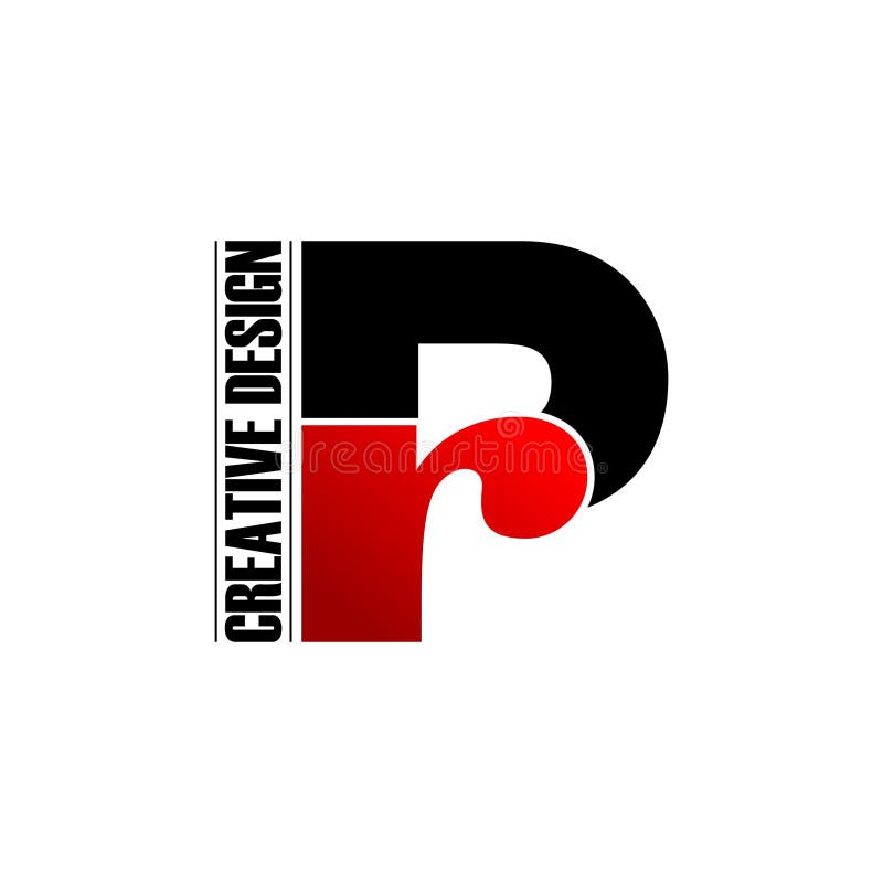 Letter PR simple monogram logo icon design. vector illustration