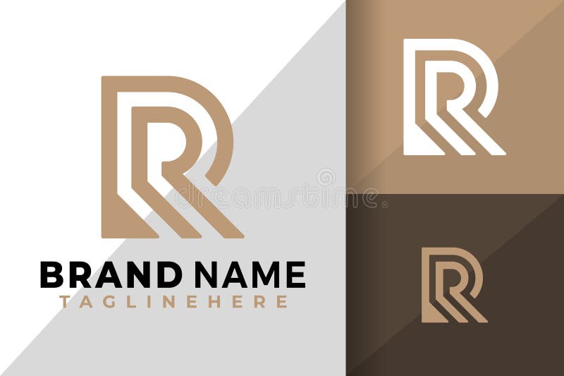 Letter R Elegant Logo Logos Design Element Stock Vector Illustration template. R royal logo vectors