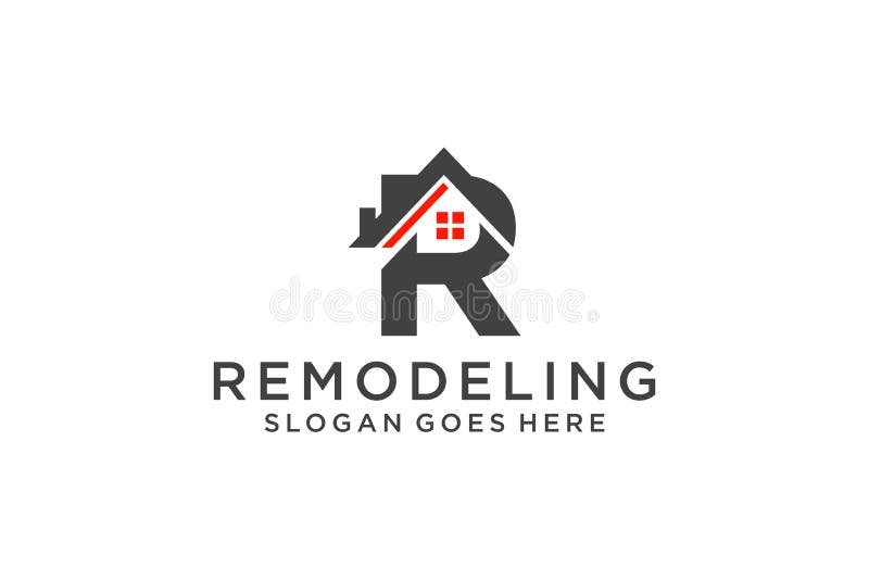 Letter R Real Estate Remodeling Stock Illustrations 10 Letter R Real