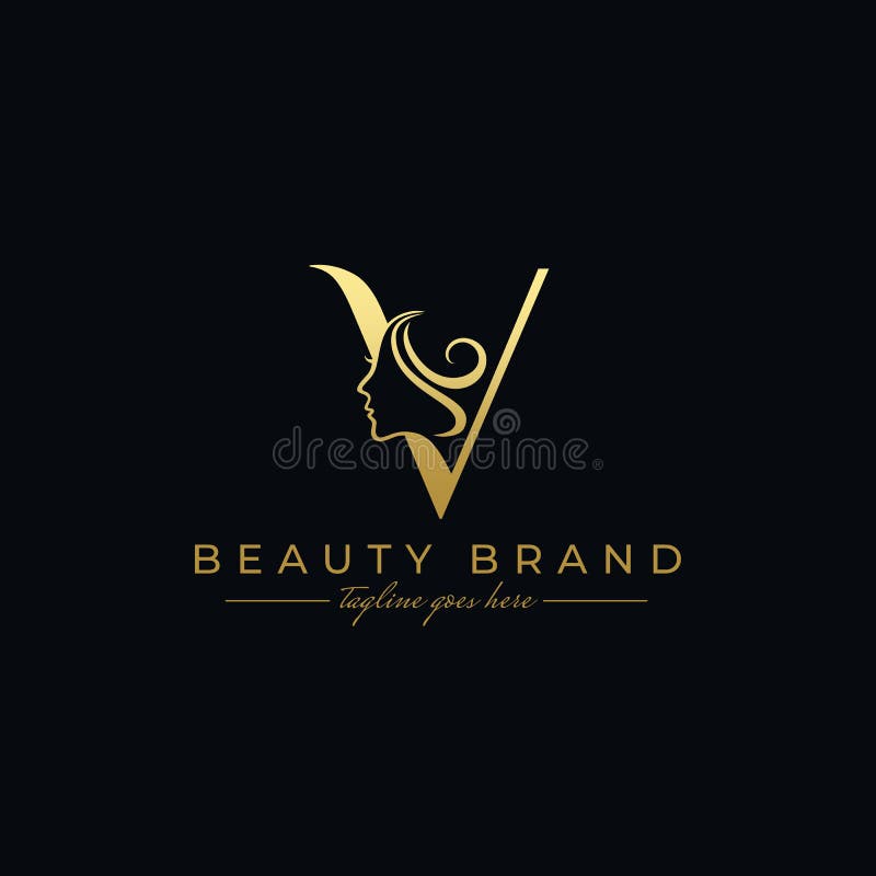 hairstyle logo. lush hair icon. beauty salon emblem. face in profile woman.  brush drawing isolate. vector flat style illustration 13572345 Vector Art  at Vecteezy