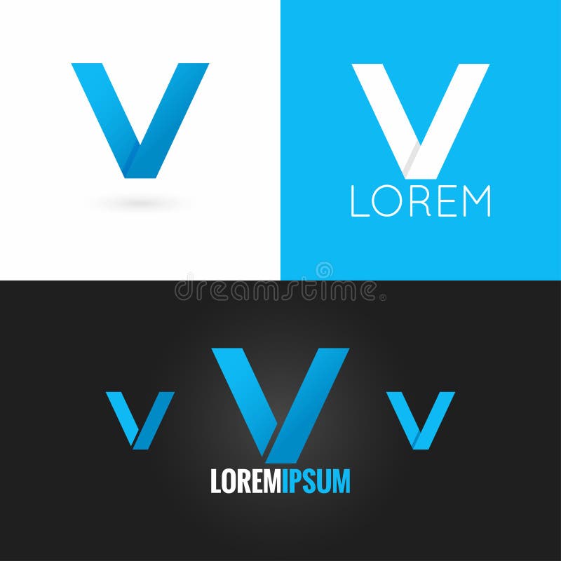 Letter V Design Vector V Logo Icon Stock Illustrations – 18,231 Letter ...