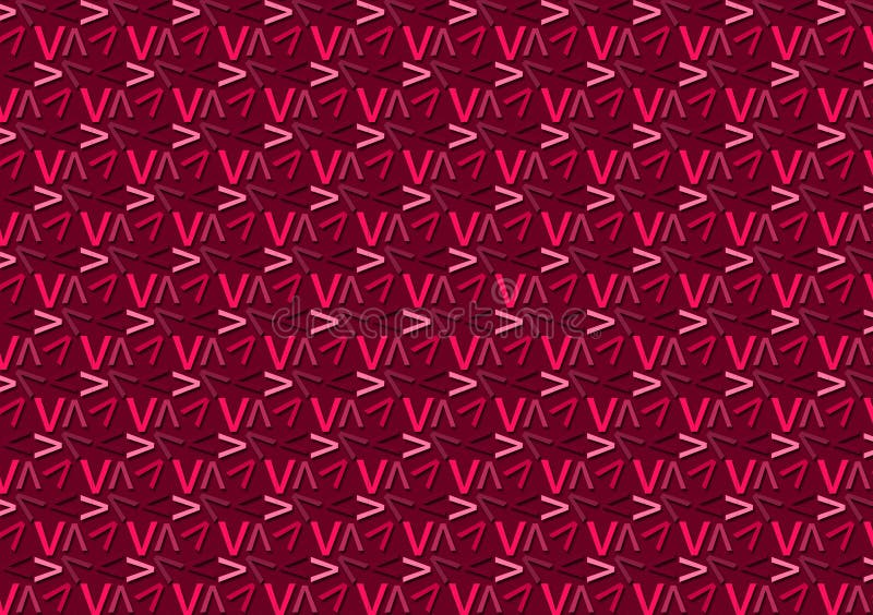 Letter V Pattern Wallpaper For Use With Designs Or Background