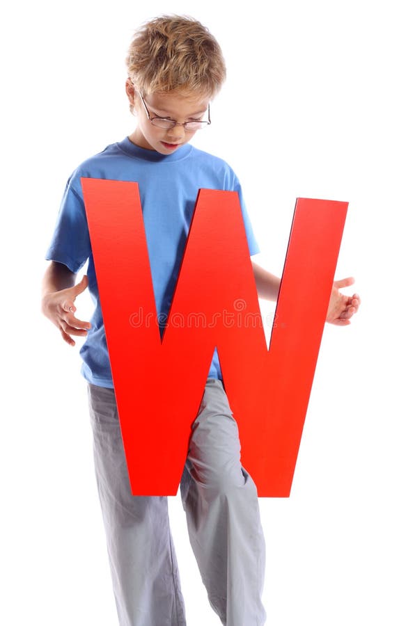 Letter W royalty free stock image Letter W royalty free stock image