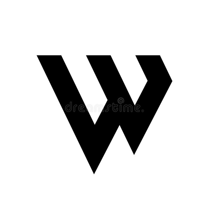 Letter W logo stock vector. Illustration of geometric - 175171801