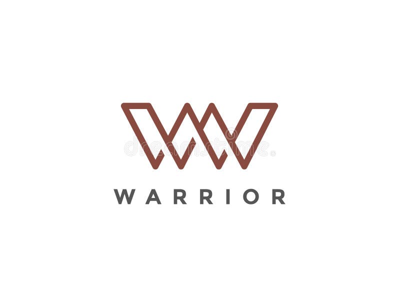 W company logo and symbol design Royalty Free Vector Image