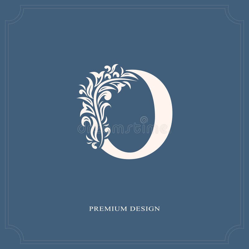 Lettera elegante O Stile reale grazioso Bello logo calligrafico Emblema disegnato annata per progettazione del libro, marca comme royalty illustrazione gratis Lettera elegante O Stile reale grazioso Bello logo calligrafico Emblema disegnato annata per progettazione del libro, marca comme royalty illustrazione gratis