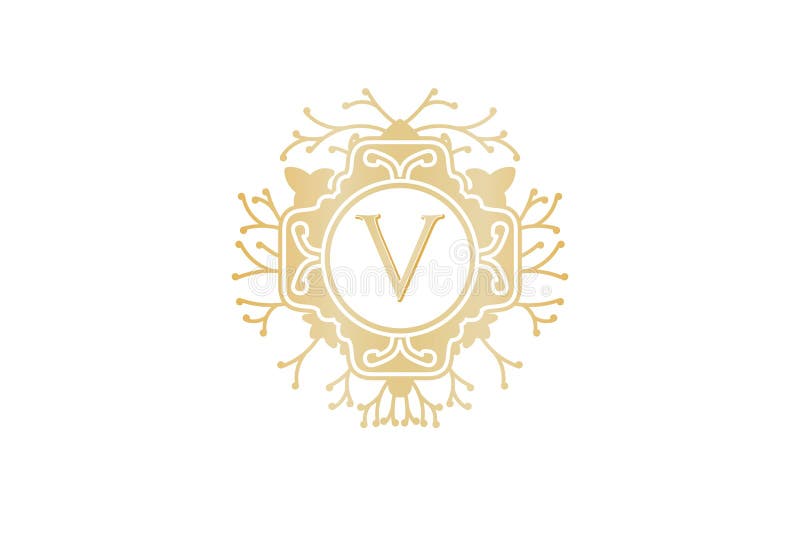 Lettera V Logo For Wedding iniziale, boutique, elemento di lusso, vettore Illustrationm illustrazione vettoriale Lettera V Logo For Wedding iniziale, boutique, elemento di lusso, vettore Illustrationm illustrazione vettoriale
