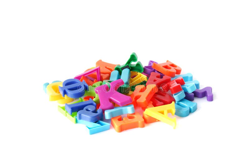 Lettere magnetiche fotografie stock Lettere magnetiche fotografie stock