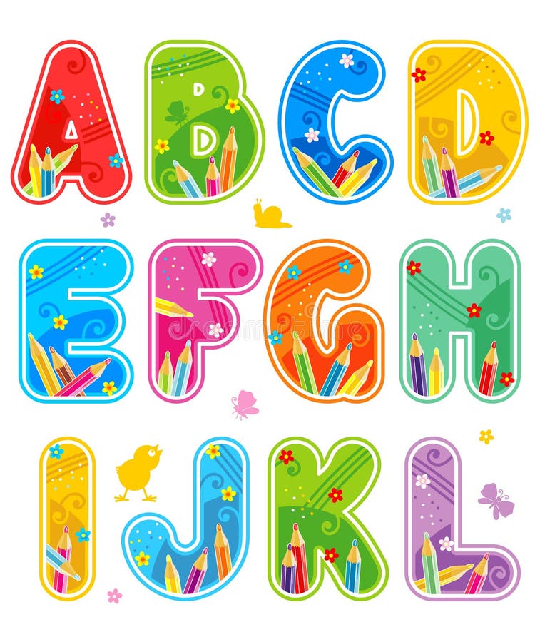 Lettere stabilite A - L di alfabeto