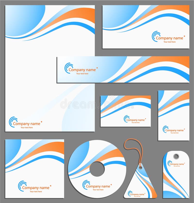 Letterhead template design