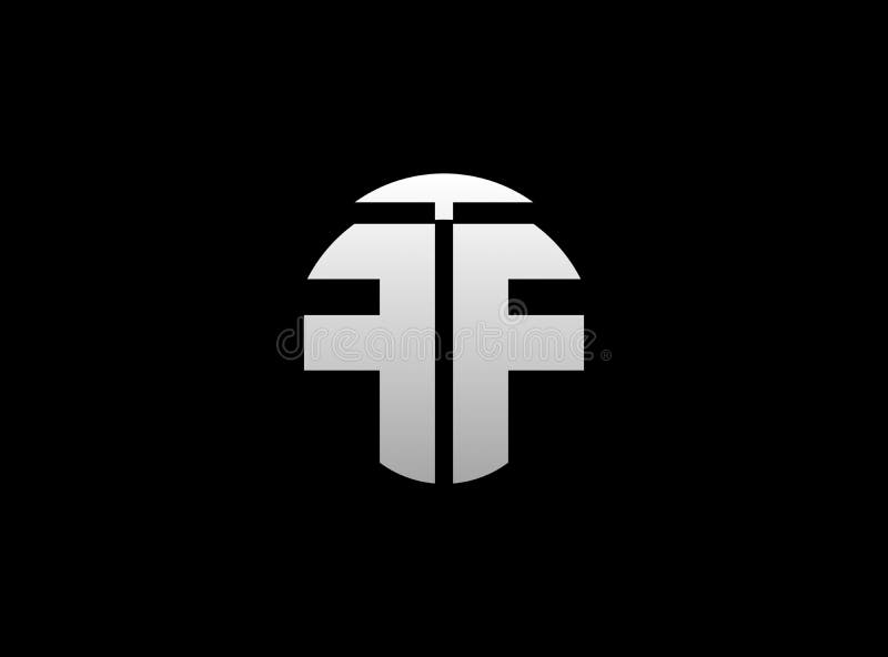 Lettermark Logo FF. Logo Initials Double Letter F. Logo ...