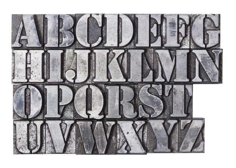 Letterpress Alphabet