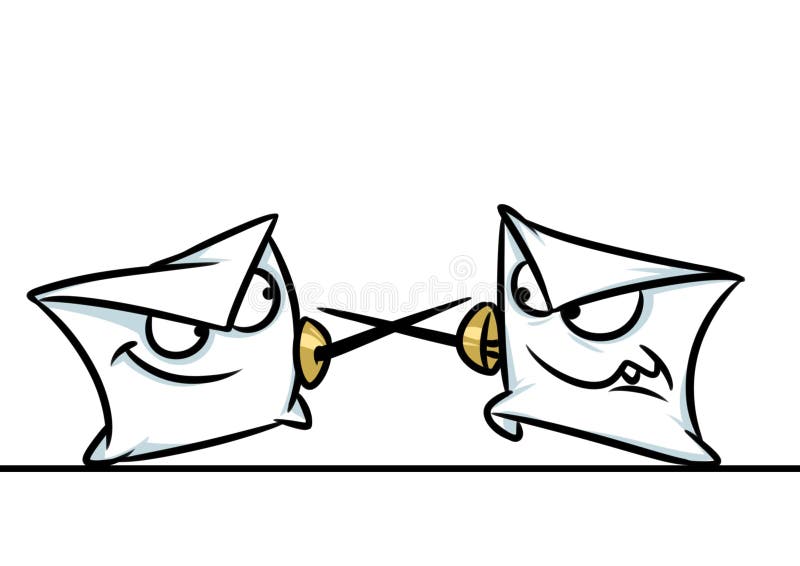 Letters Duel Correspondence Conflict Cartoon Stock Illustration - Illustration of dispute, quarrel: 128279286 Letters Duel Correspondence Conflict Cartoon Stock Illustration - Illustration of dispute, quarrel: 128279286