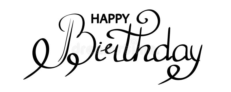 Lettrage De Main Des Textes De Joyeux Anniversaire Carte De Voeux Noire D Inscription De Conception De Typographie D Isolement Illustration De Vecteur Illustration Du Manuscrit Inscription Lettrage De Main Des Textes De Joyeux Anniversaire Carte De Voeux Noire D Inscription De Conception De Typographie D Isolement Illustration De Vecteur Illustration Du Manuscrit Inscription