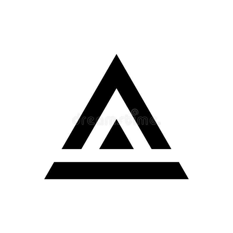 Lettre initiale conception vectorielle illustration stock