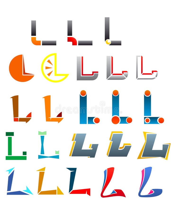 Lettre L d'alphabet