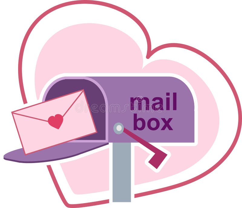 Lettres d'amour illustration stock Lettres d'amour illustration stock