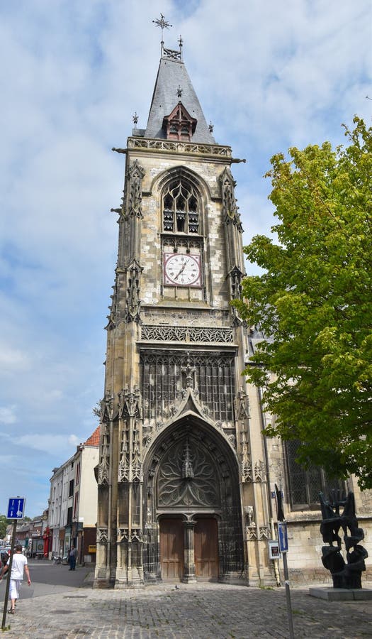 Leu van heilige kerk van Amiens royalty-vrije stock fotografie Leu van heilige kerk van Amiens royalty-vrije stock fotografie