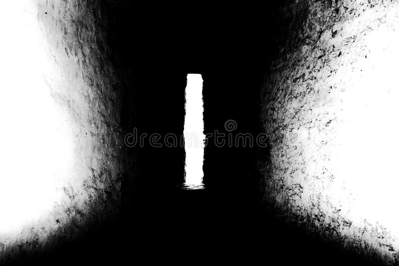Leuchte am Ende des Tunnels lizenzfreie stockfotos Leuchte am Ende des Tunnels lizenzfreie stockfotos