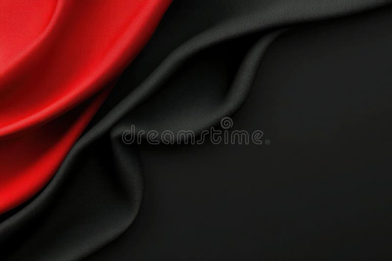 Leuchtend dynamischer Farbwellenbanner auf lebendigem dunkelgrauem Hintergrund für Poster-Backdrop Design in rot grün und schwarz. Dieses atemberaubende Bild zeichnet sich durch einen lebhaften dunkelgrauen Hintergrund aus, der mit einem dynamischen Farbwellenbanner in rot-grün und schwarz glänzt.. der Kontrast zwischen dunklem Hintergrund und leuchtenden Farben des Banners erzeugt einen visuell auffälligen Effekt. Dieses Bild eignet sich perfekt für die Verwendung als Poster-Header oder Backdrop-Design und ist sicher, die Aufmerksamkeit aller, die es sieht zu ergreifen.. Die dynamische Farbwelle vermittelt Energiebewegung und Spannung und eignet sich somit ideal für Designs, die sich auf Technologie oder Sport beziehen. Mit seinen kühlen Farben und dem auffälligen Design ist dieses Bild sicher, eine Aussage zu machen und einen bleibenden Eindruck hinterlassen.