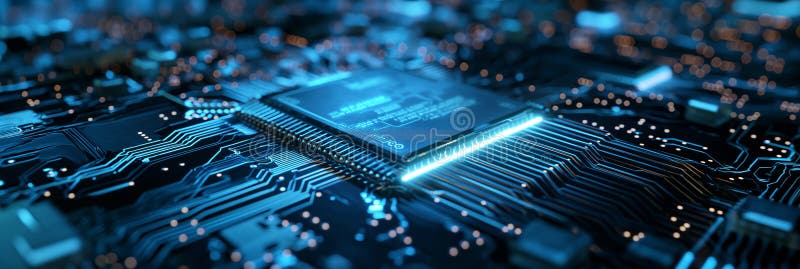 Leuchtende abstrakte Technologie Hintergrund binäre Blicks tauchen Ihre Projekte in die lizenzfreie abbildung