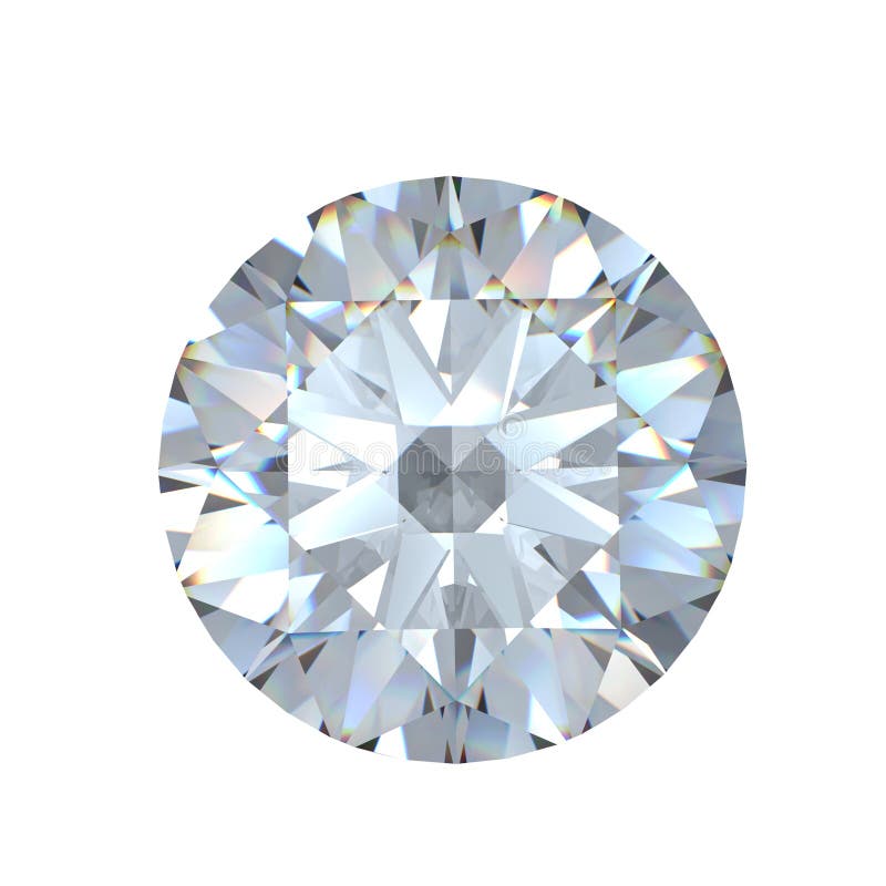 Leuchtender Diamant des Schnittes 3d