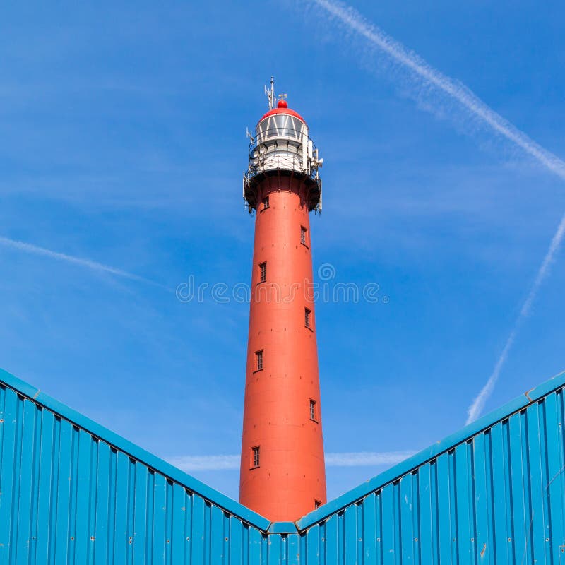 Leuchtturm von IJmuiden, die Niederlande