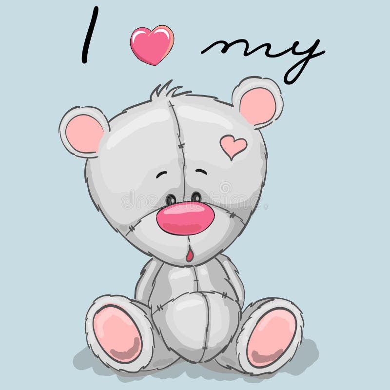Leuk Beeldverhaal Teddy vector illustratie Leuk Beeldverhaal Teddy vector illustratie