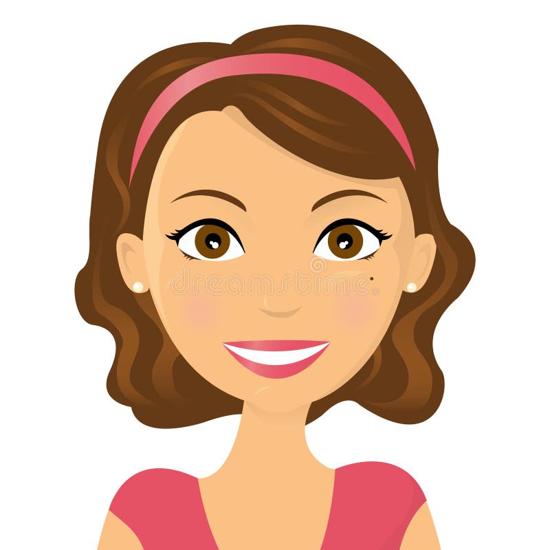 Schattig meisje stock illustratie