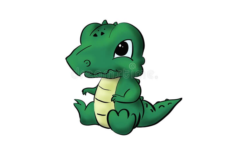 Leuke dierlijke krokodil stock illustratie Leuke dierlijke krokodil stock illustratie