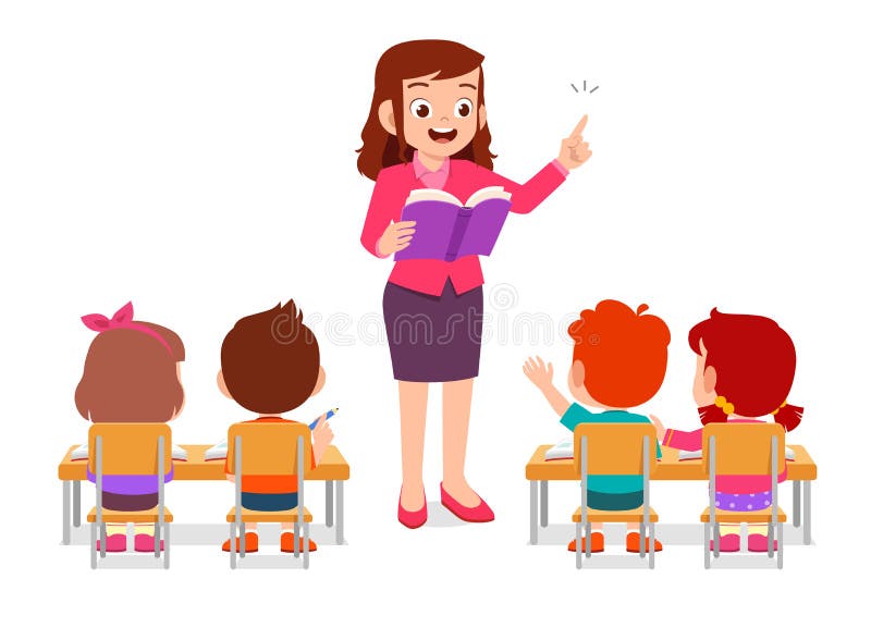 happy cute little kids boy and girl study with teacher. happy cute little kids boy and girl study with teacher