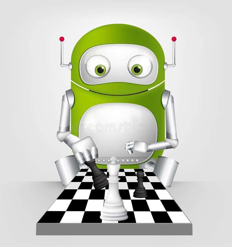 Leuke Robot royalty-vrije illustratie Leuke Robot royalty-vrije illustratie