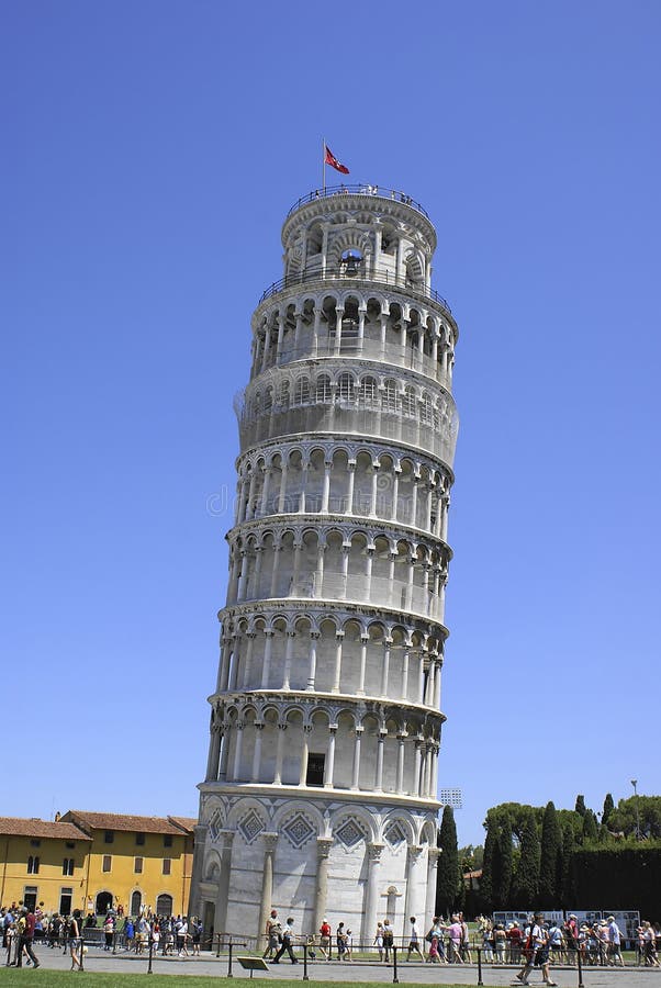 Leunende toren stock afbeelding Leunende toren stock afbeelding