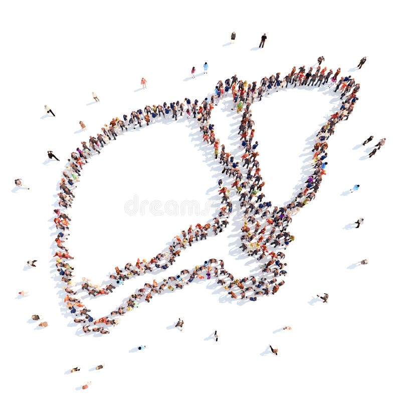 Leute in Form von inneren Organen, Leber vektor abbildung Leute in Form von inneren Organen, Leber vektor abbildung