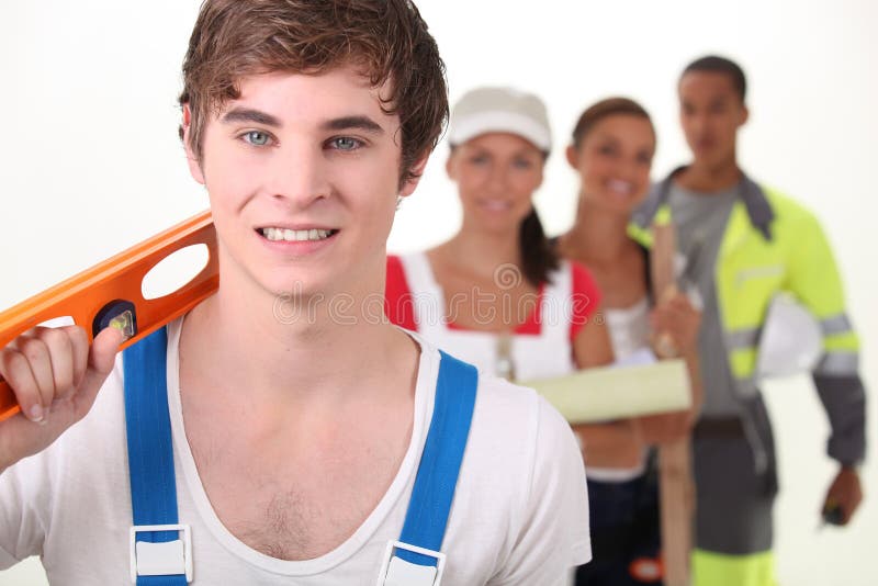 Leute mit verschiedenen Besetzungen lizenzfreies stockfoto Leute mit verschiedenen Besetzungen lizenzfreies stockfoto
